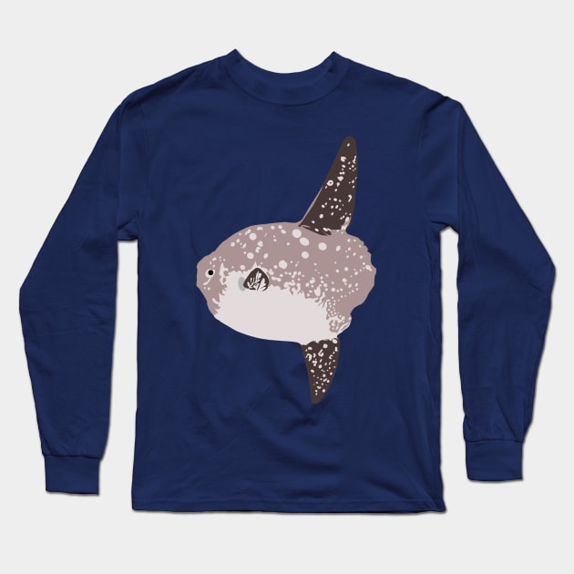 Ocean Sunfish Long Sleeve T-Shirt by stargatedalek